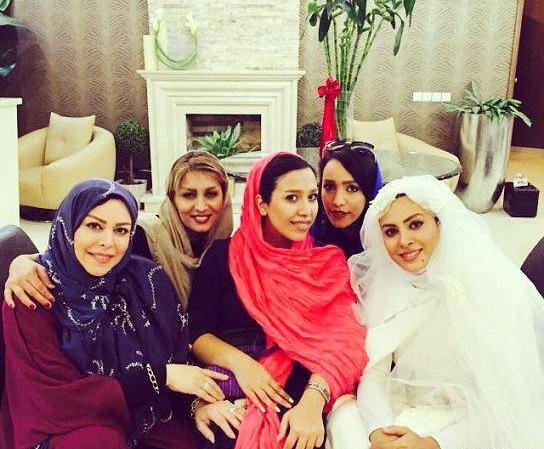 عکس حدیثه تهرانی با همسرش