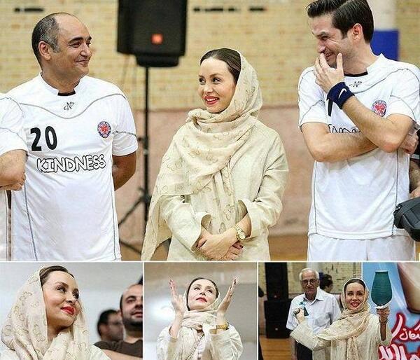 عکس حدیث فولادوند و همسرش و فرزندش
