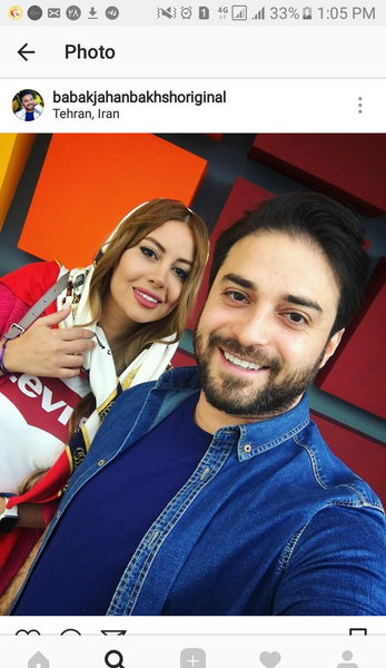 عکس حمید خندان وهمسرش