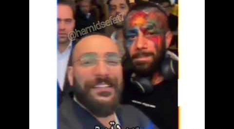 عکس حمید صفت با تتلو