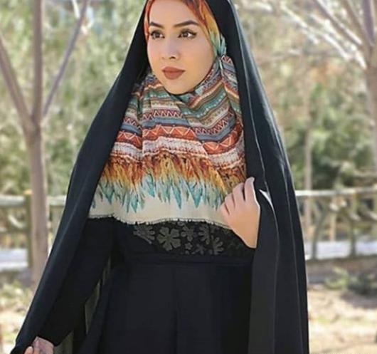 عکس چادر قجری حسنا