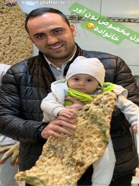 عکس حامد غفاری و همسرش