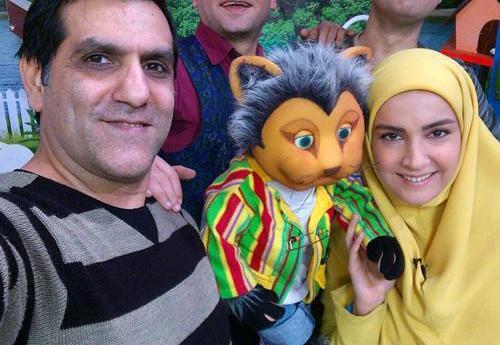 عکس خاله نرگس مجری رنگین کمان