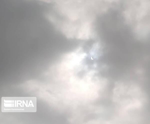 عکس خورشید گرفتگی چابهار