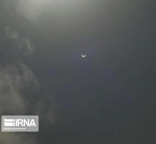 عکس خورشید گرفتگی چابهار