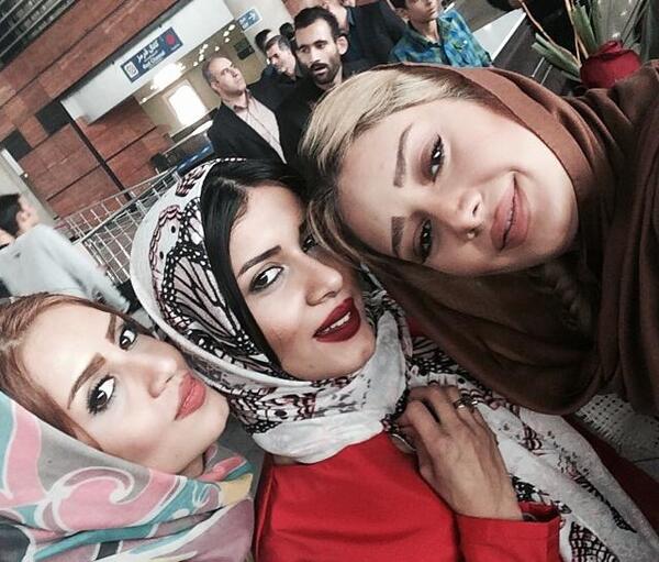 عکس صدف خورشیدی و همسرش