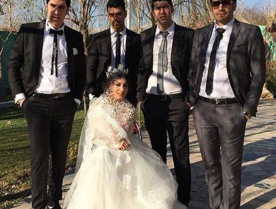 عکس صدف خورشیدی و همسرش