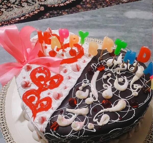 عکس کیک خاله جون تولدت مبارک