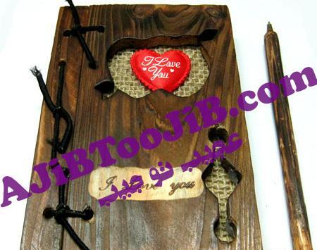 عکس دفتر خاطرات چوبی عشق