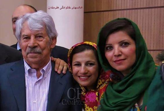 عکس داوود رشیدی با دخترش