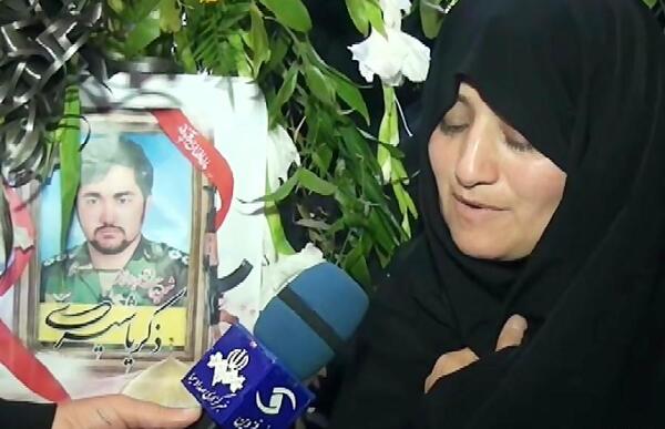 عکس همسر شهید زکریا شیری