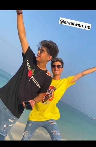 عکس رضا و ارسلان