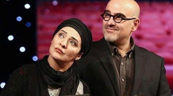 عکس رویا نونهالی با همسرش