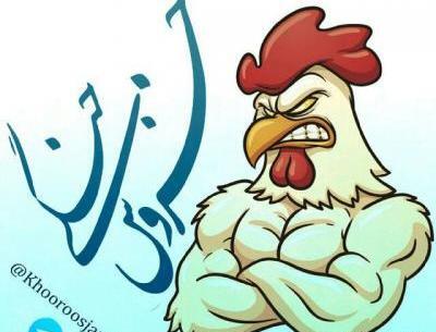 عکس ریحانه در خروس جنگی
