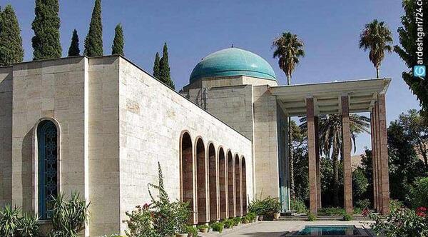 عکس زیبا آرامگاه سعدی