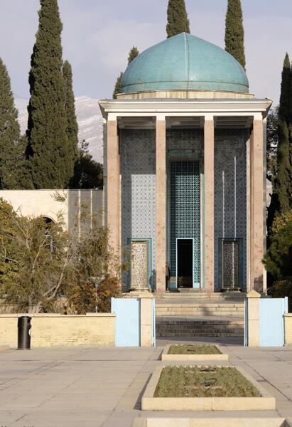 عکس زیبا آرامگاه سعدی