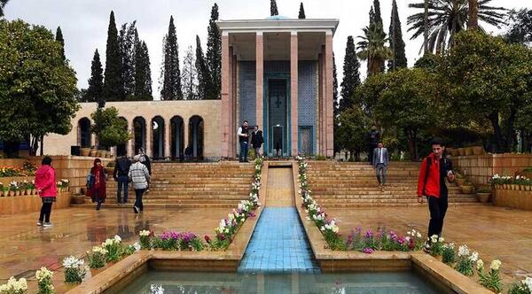 عکس زیبا آرامگاه سعدی