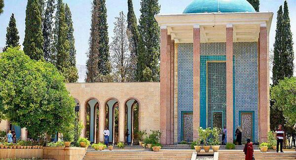 عکس زیبا آرامگاه سعدی