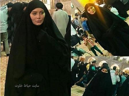 عکس چادر سحر قریشی