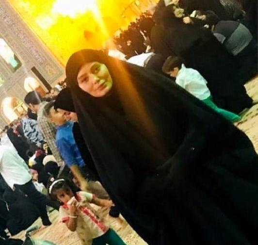 عکس چادر سحر قریشی