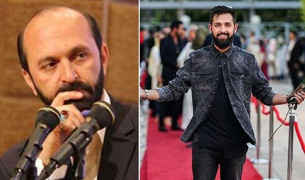 عکس سعید طوسی با محسن افشانی