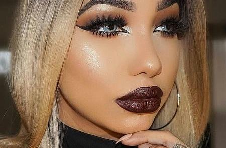 عکس دختر آرایش کرده زیبا
