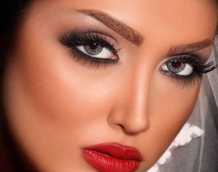 عکس دختر آرایش کرده زیبا