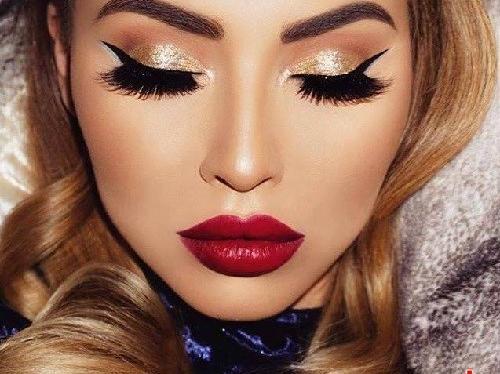 عکس دختر آرایش کرده زیبا