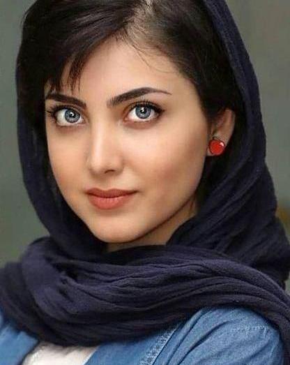 عکس دختر چشم و ابرو مشکی