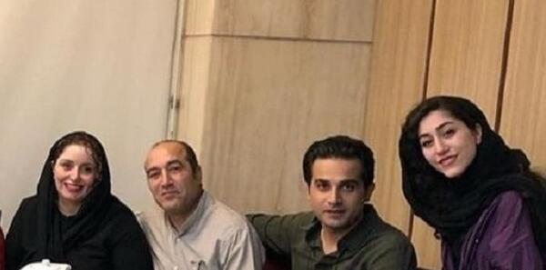 عکس دختر ژاله صامتی و دامادش