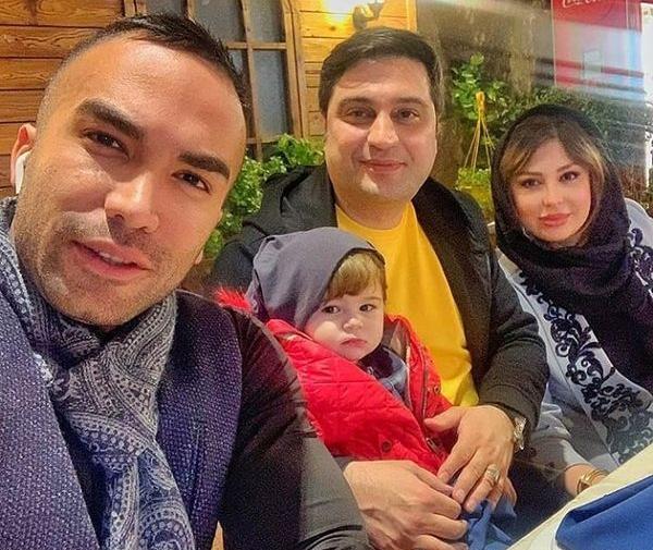 عکس دختر نیوشا ضیغمی و همسرش