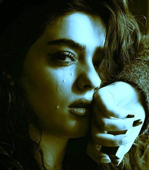 عکس دختر گریه غمگین