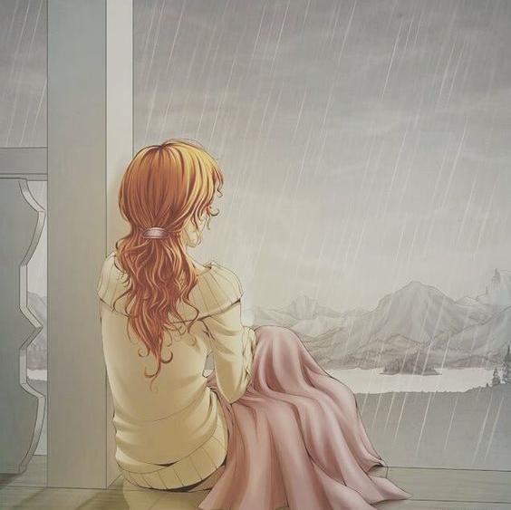 عکس دختر ناراحت کارتونی