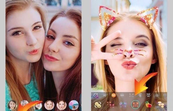 عکس دختر با برنامه b612