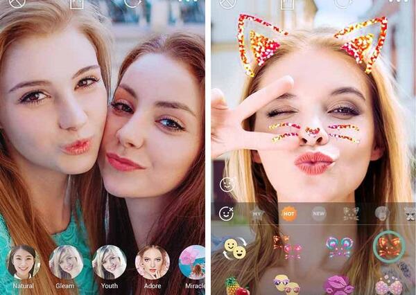 عکس دختر با برنامه b612