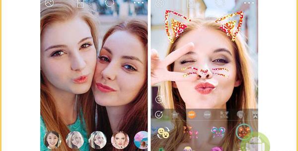عکس دختر با برنامه b612
