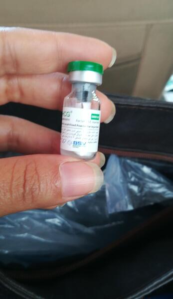 عکس آمپول اچ ام جی
