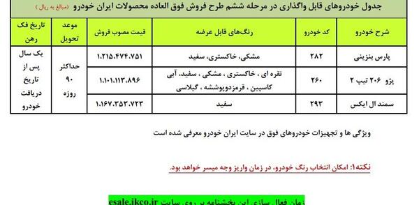 عکس برندگان ایران خودرو