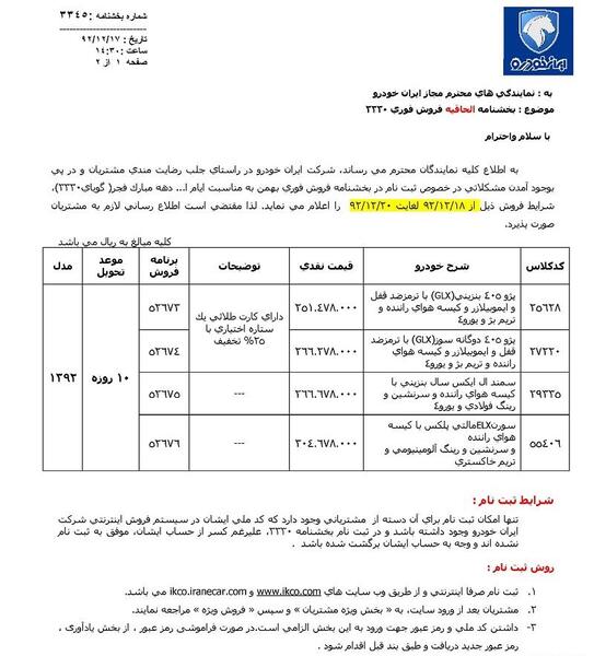 عکس دعوتنامه ایران خودرو