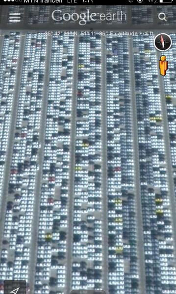 عکس هوایی ایران خودرو