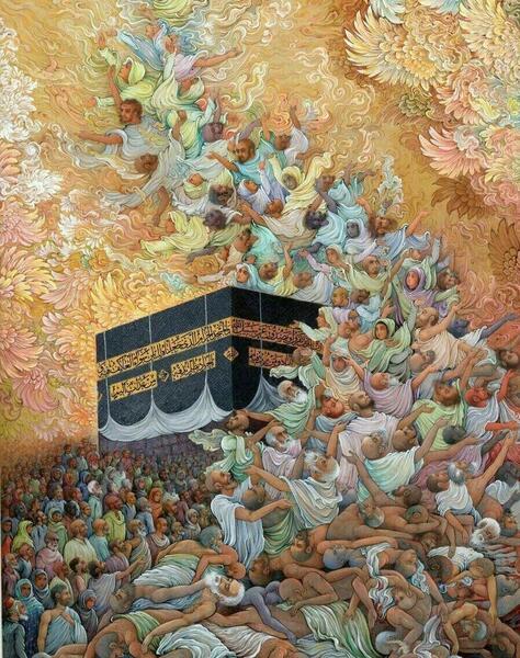 عکس با یک اثر هنری