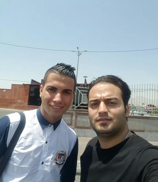 عکس رونالدو با یک ایرانی