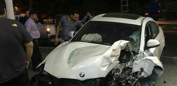 عکس بی ام و تصادفی