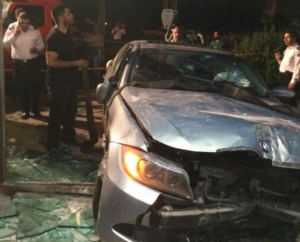 عکس بی ام و تصادف