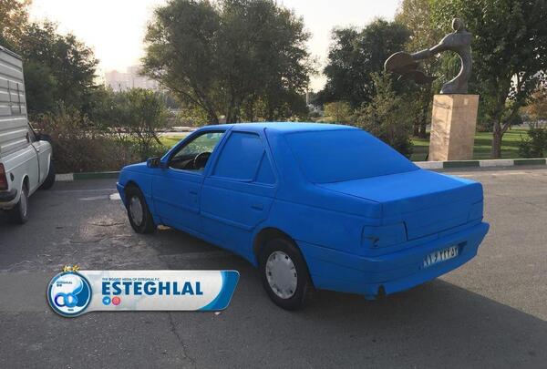 عکس پژو آبی