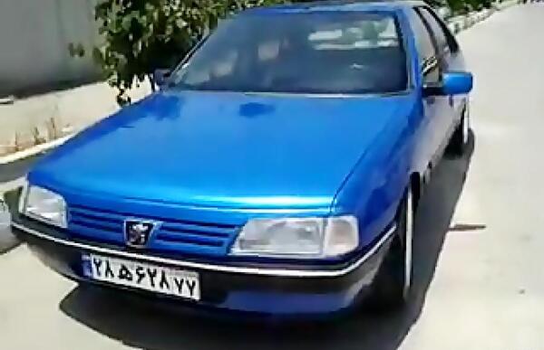 عکس پژو آبی