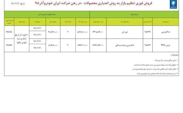 عکس ثبت نام پژو پارس