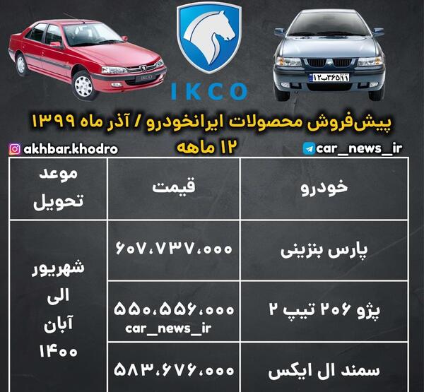 عکس ثبت نام پژو پارس