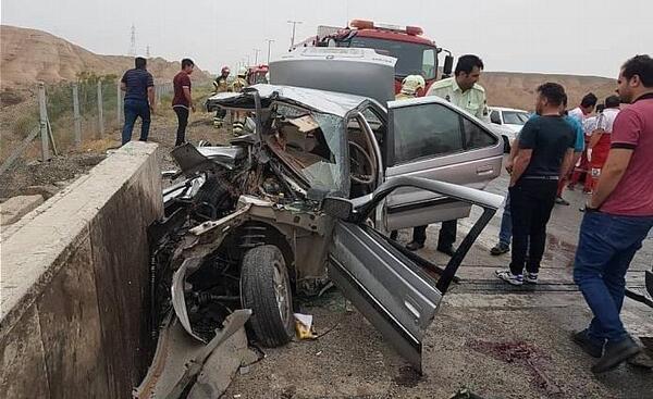 عکس پژو داغون