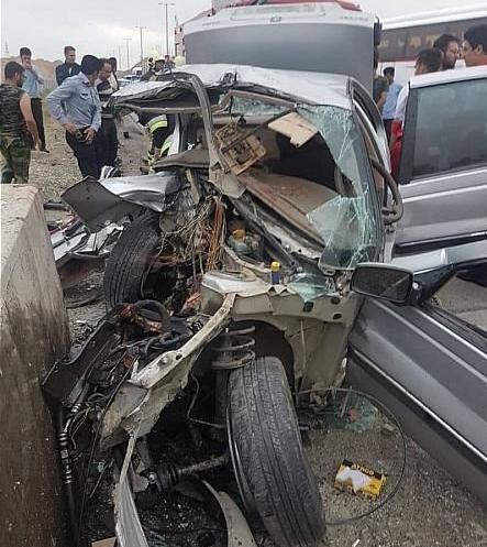 عکس پژو داغون